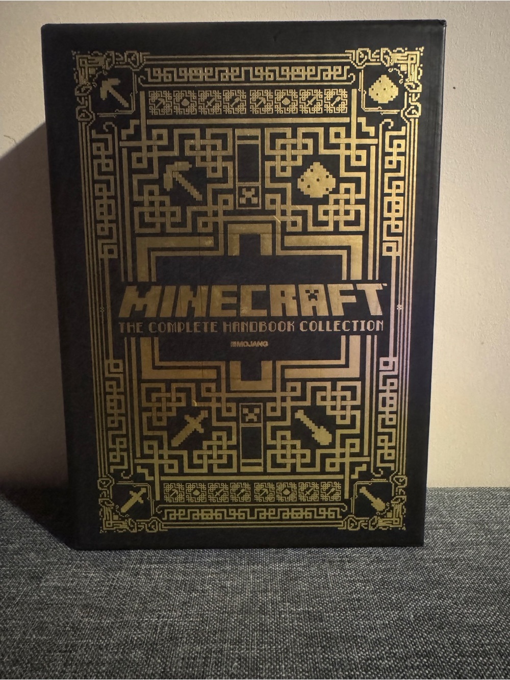 The Complete Minecraft Handbook Collection – Black & Gold Decorative Art Book